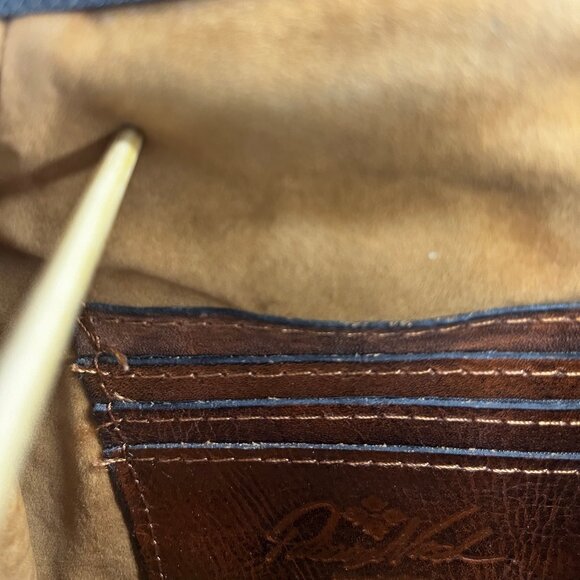 PATRICIA NASH SOFT METALLIC TOOLES ROSARIA SNAP CLOSURE SHOULDER CHAIN WITH SNAP - Picture 7 of 9